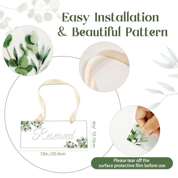 6 упаковки для свадебных стульев / церковных скамей