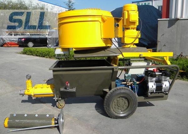 4m3 / H Mortar Spraying Machine Exterior Wall Plastering Pumping Delivery 30m For Building