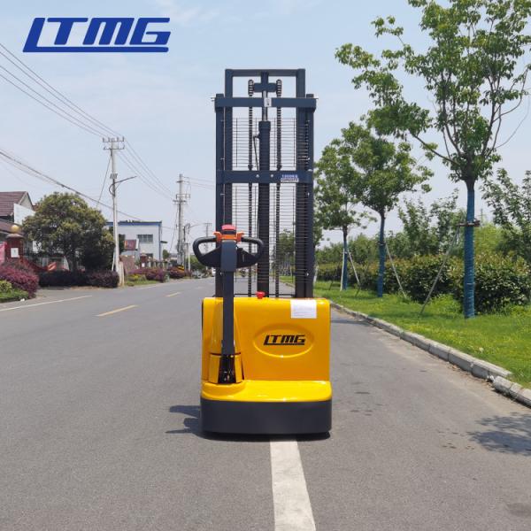 LTMG 1500kg 2000kg stacker semi electric lift forklift pallet stacker warehouse cargo lifting
