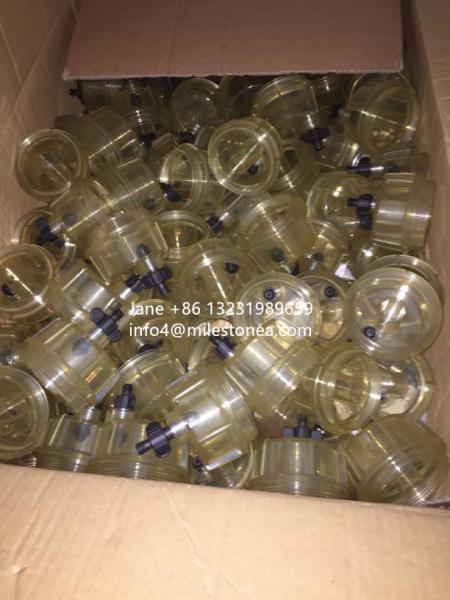 High Efficiency Diesel Plastic Glass Fuel Filter Water Bowl Series for R12P R12T R12S filter truck marine