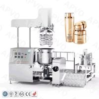 100L Homogeneizador de vacío Mezclador de alta cizalladura Cosméticos 4-7.5Kw Control de botón