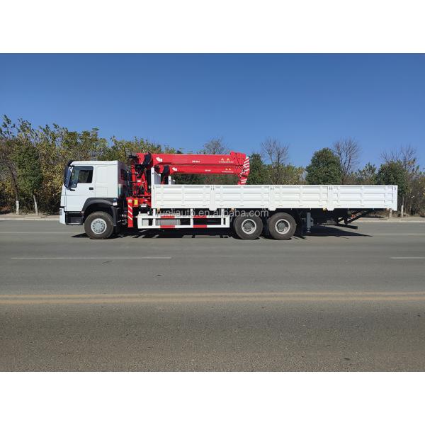 SQS250 SQS300 SINOTRUK HOWO Camión 6x4 con Grúa 10 Toneladas 15.6 Metros