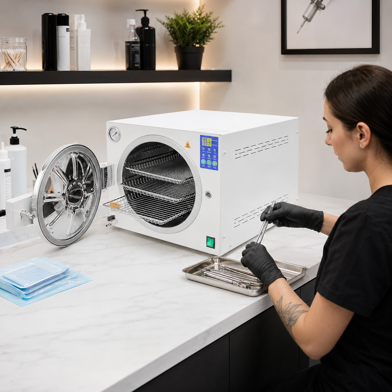 Steam Autoclave Sterilizer 18L 23L Digital Control 121°C 134°C for Dental Clinic Laboratory Instrument Sterilization OEM