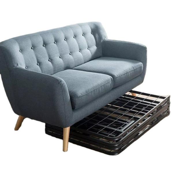 Modern Design Style Foldable Metal Bed for Bedroom Furniture in Employee Apartment