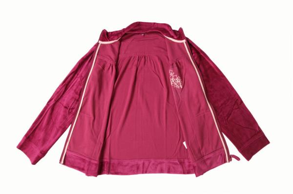 Velour Fashionable Jogging Suits Womens 80% Cotton 20% Polyester