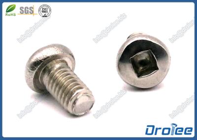304/410/316 Stainless Square Drive Pan Head Thrilobular Thread Forming Screws