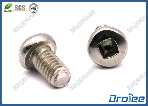 304/410/316 Stainless Square Drive Pan Head Thrilobular Thread Forming Screws