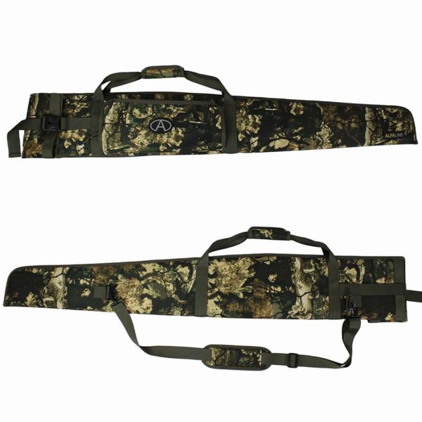 ALFA 52 Inch Long Waterfowl Shotgun Case With Accessories Pocket And Adjustable Shoulder Strap For Outdoor Hunting