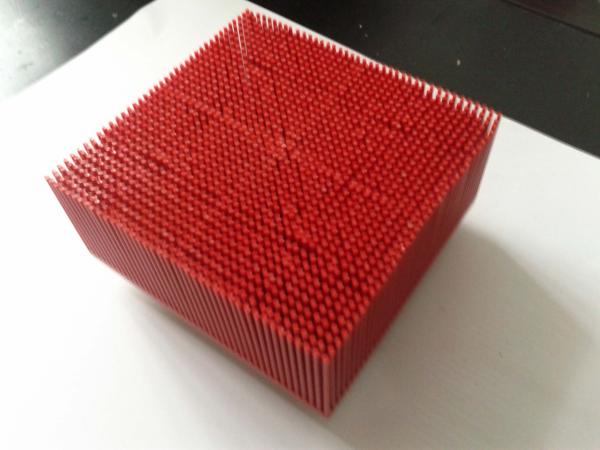 O pé redondo da cerda de nylon vermelha especialmente apropriado para a máquina do cortador 702583 de Lectra/corte parte
