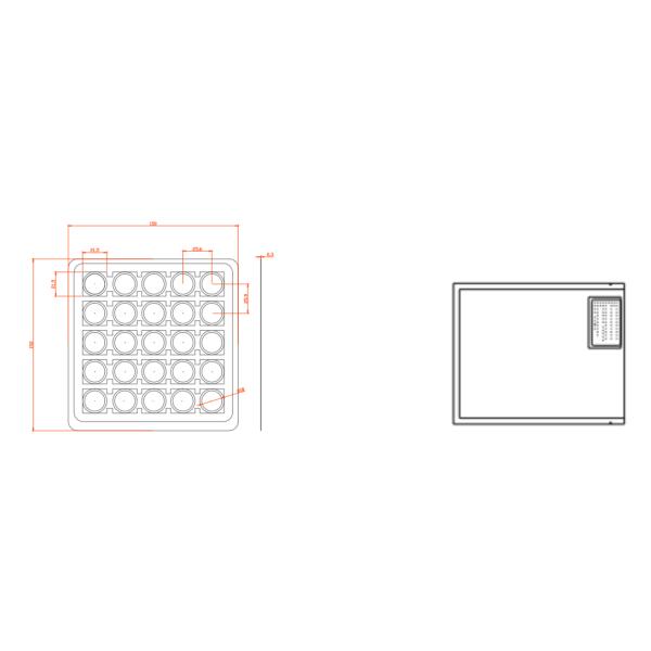 Каждый канал 10w Chip Cob Led Двойной Cct 2100-7000k 1919 Bi Color