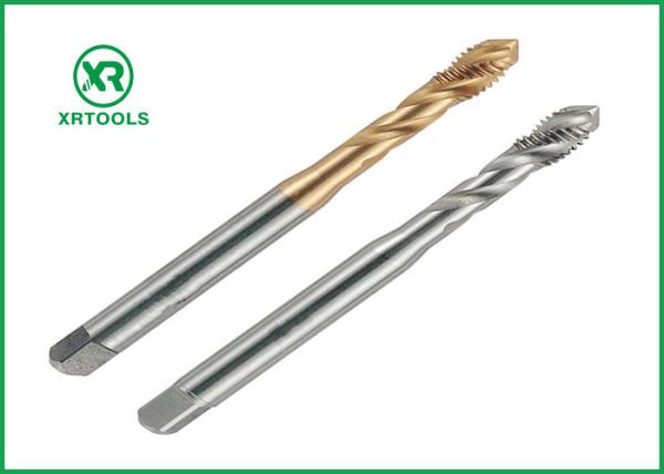 TIN Coated Spiral Thread Tap , Tolerance 6H Screw Thread Insert Taps
