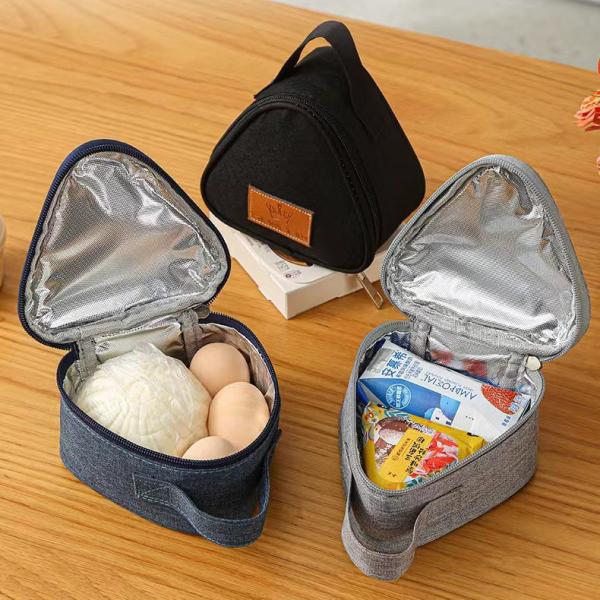 Sacos de almoço térmicos isolados personalizados com revestimento de tecido de Oxford Saco de lanche à prova d'água