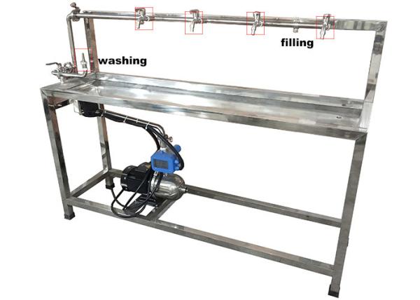 Manual Bottle Washing And Filling Machine For 330ml 500ml 750ml 1l 2l 5l 5 Gallon