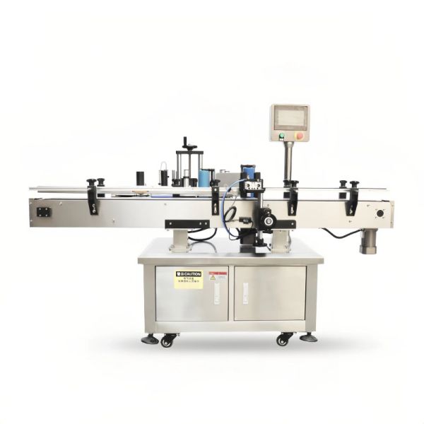 Vertical Adhesive Labeling Machine Fully Automatic Round Bottle Labeling Machine