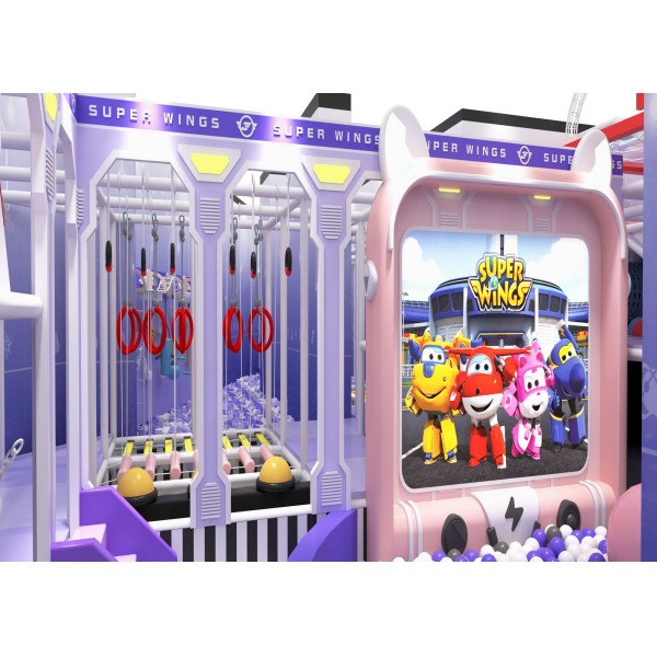 Galvanized Steel Frame Private Indoor Playground for Home Villa