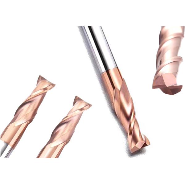 2 Flute CNC Milling Bits HRC55 Tungsten Carbide General Processing