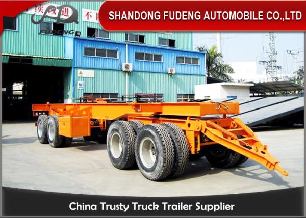 30 - 50 TonTowing Draw Bar Trailer Flat Bed / Chassis Shape Fuwa / BPW Axle