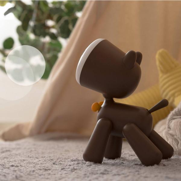 3500K Solar Gift Light LED Dog Night Light USB Charging