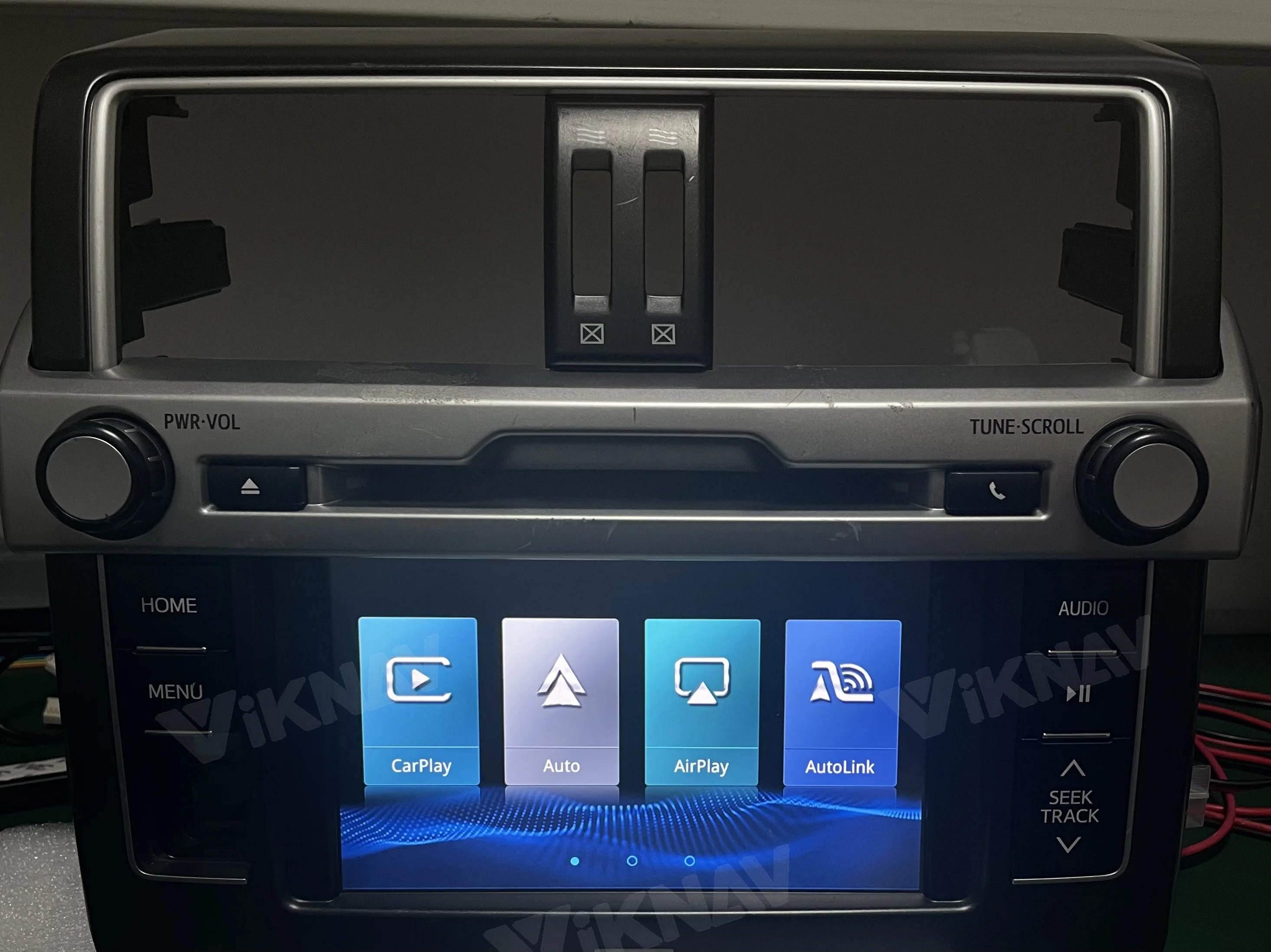 Viknav Linux System OEM Car For Toyota Prado Panasonic 2014-2017 Улучшение декодера Коробка мультимедийная беспроводная