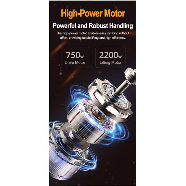 Model QDA15EL03 1.5 Ton Strong Capacity Walkie Fully Electric Stacker