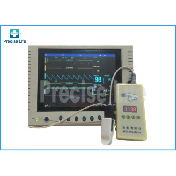Pulso incorporado de la batería del simulador portátil de la señal SpO2 del hospital