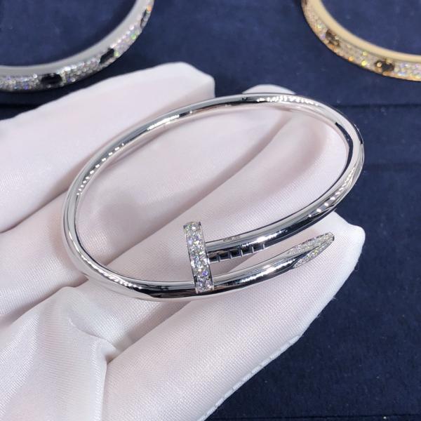 Elegant Car Tier 18k GoldJuste Un Clou Bracelet  Natural Diamonds Real Gold Real Diamonds