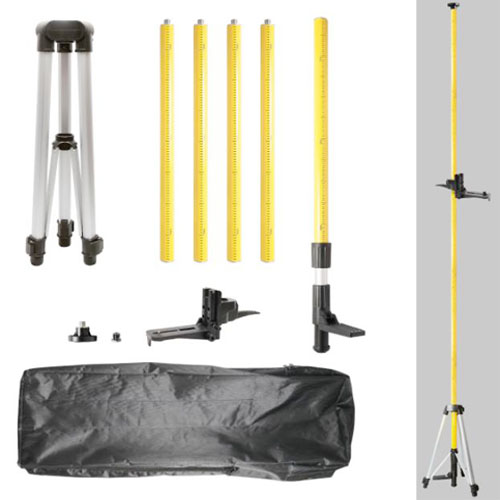 Precision ±1mm/5m 3M Elevated Tripod for Rotary Laser Level Dumpy Level Cross Line Laser