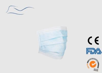 Breathable Surgical Mouth Mask , 17 . 5 * 9 . 5CM Single Use Face Mask