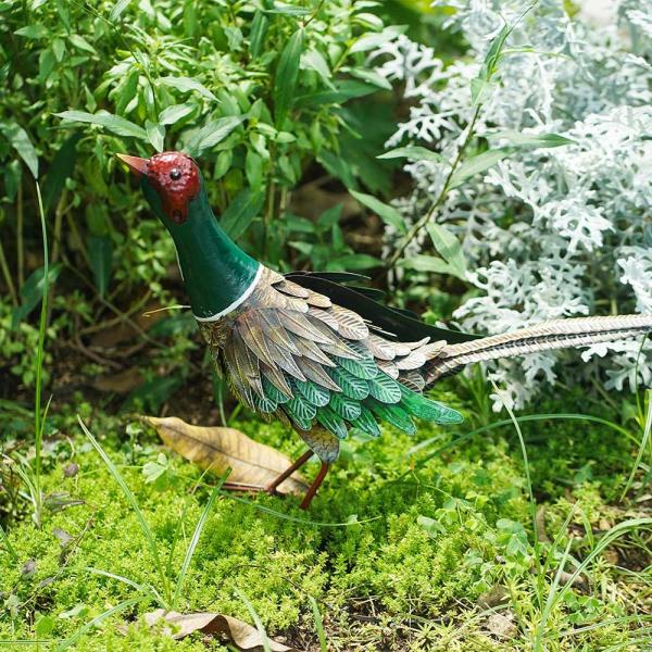 Décorations extérieures de jardin en métal de longévité élevée dans diverses couleurs
