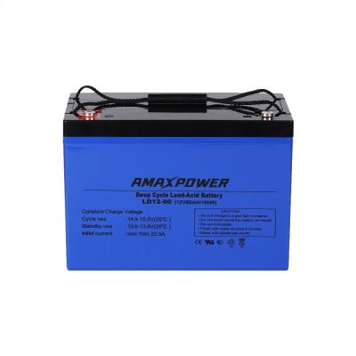 IEC VRLA Industrial Solar Deep Cycle AGM Battery Lead Acid Battery Maintenance