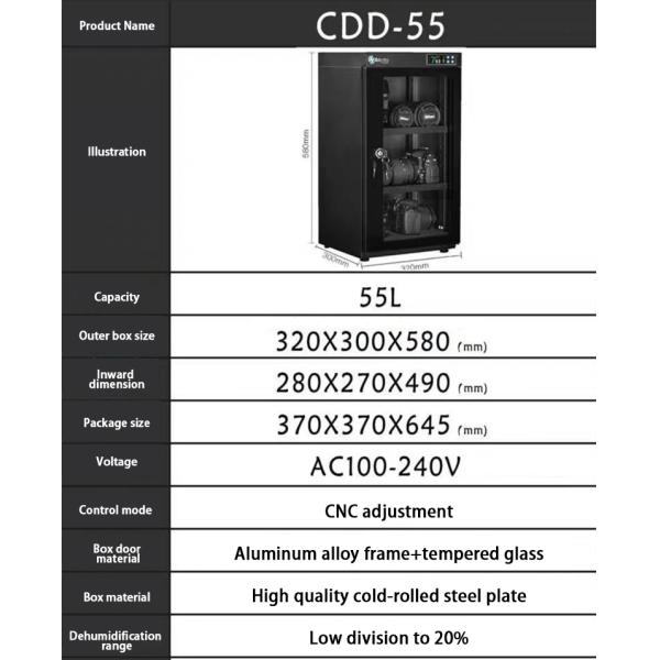 Digital Control Camera Storage Dehumidifier Electric Dry Box Dry Cabinet