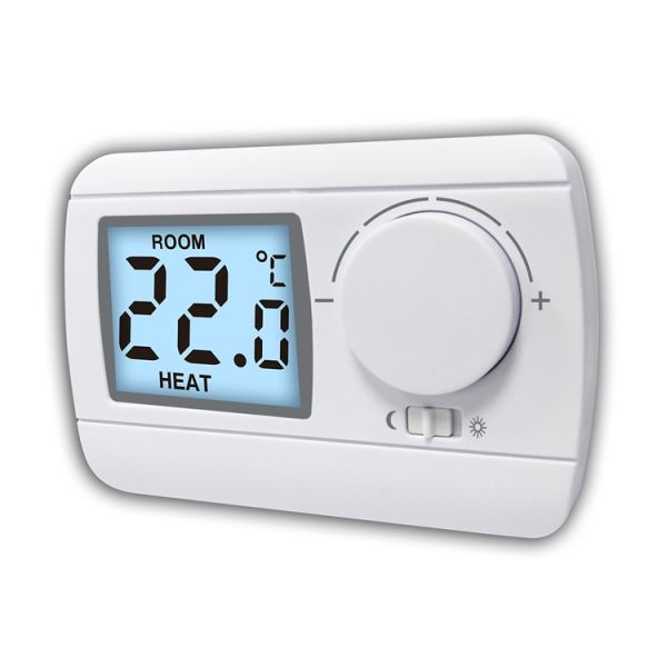 Non-programmable Boiler Temperature Control White Color Heating Thermostat Designed for Industrial Boiler Systems and Process Stability