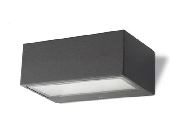 Rectangular Exterior Up Down Led Wall Light Ip65 Minimalist E27 Base CE ROHS Marked