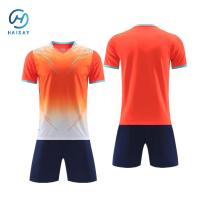 White Aqua Blue Football Jersey Set with Black Shorts