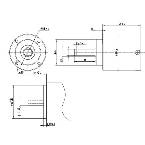 Зубы винтовой линии продолжительности жизни dia PG65A-ZA-HT 65mm длинные оцинковывают коробку передач редуктора сплава планетарную