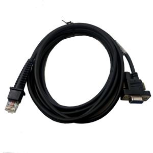 Rs232 DB9 Female Scanner Data Cable PVC Material For Datalogic Gd4130