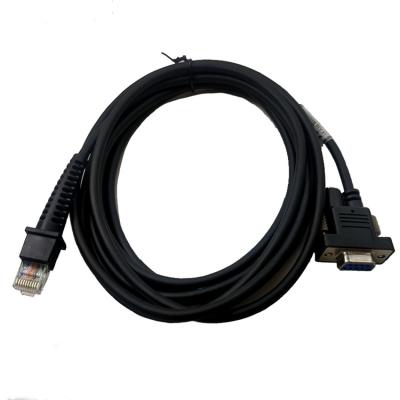 Rs232 DB9 Female Scanner Data Cable PVC Material For Datalogic Gd4130