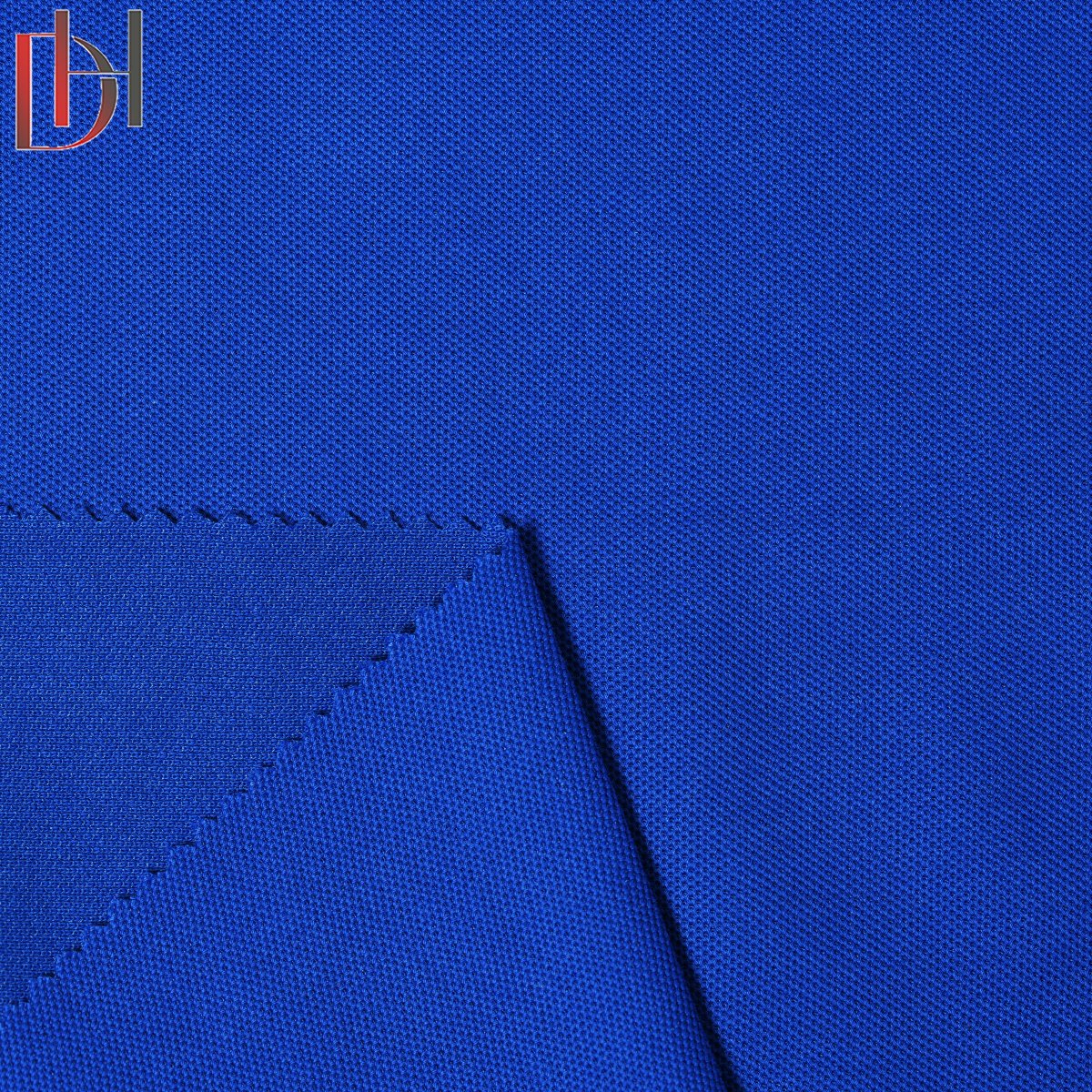 Wholesale Breathable Double Pique Fabric 63% Cotton 37% Polyester 210gsm For Garment Factories