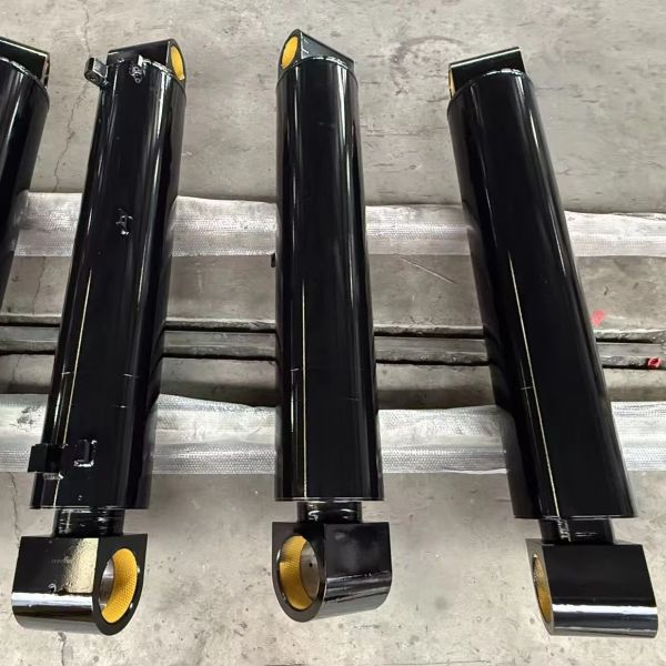 Double Acting Hard Chrome Plated Lifting Hydraulic Cylinder Large Heavy Duty 195mm