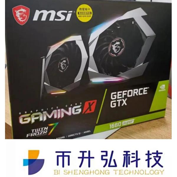 1830MHz MSI GeForce GTX 1660 SUPER GAMING X 6GB Graphics Card TU116 NO LHR