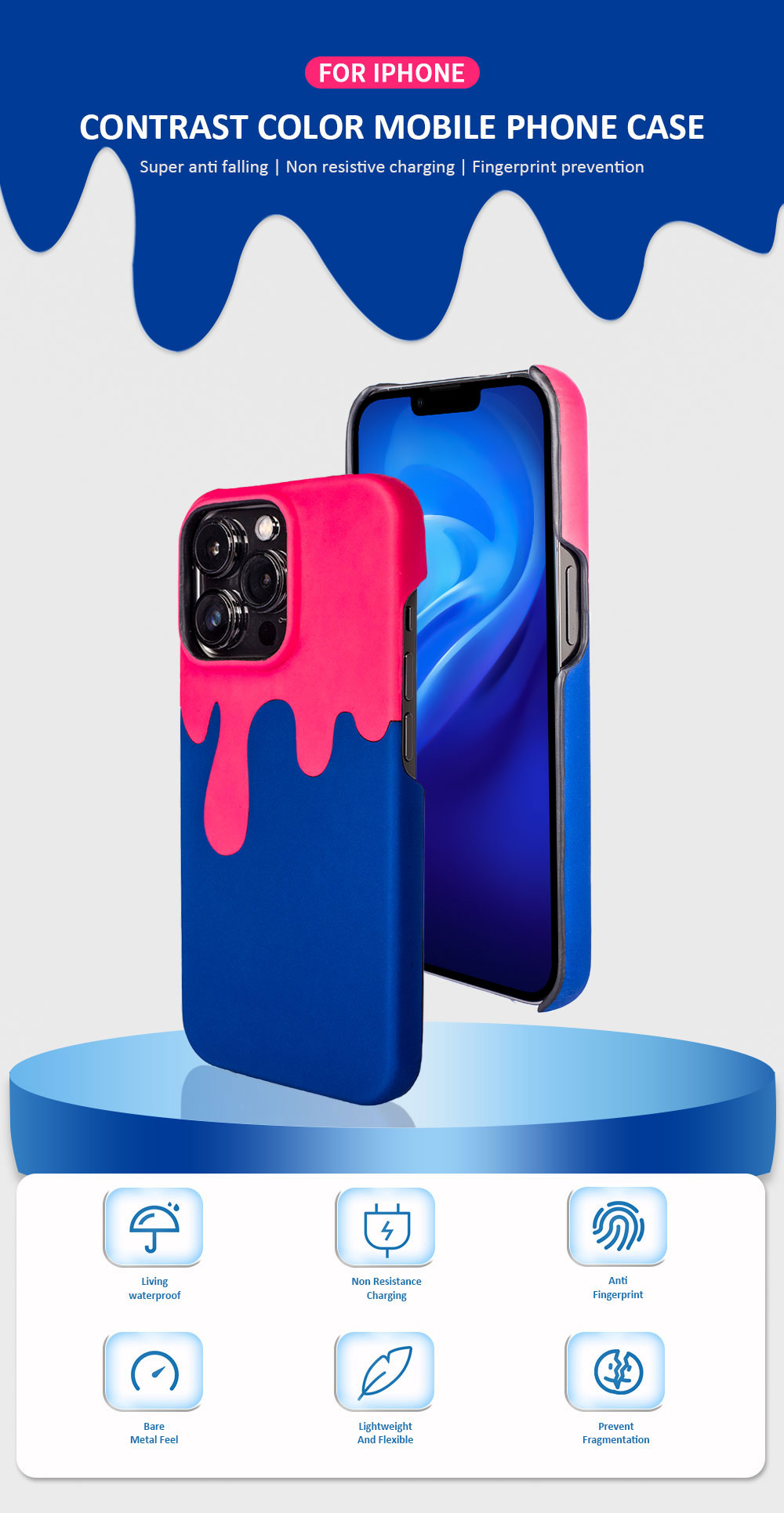 Light Pu Leather Case for Iphone 15 14 13 12 11 Xr Xs Max Pro Plus Multiple Colors Luxury Shockproof Phone Case Sjk388 Laudtec