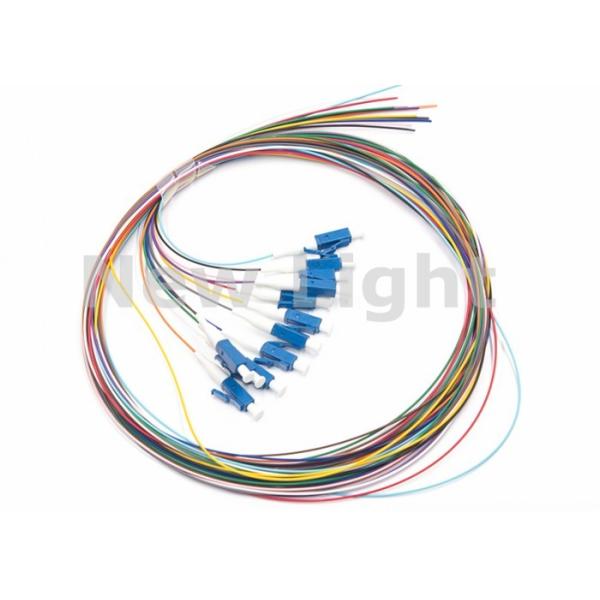 12 Fibers Single Mode Color Coded Fiber Optic Pigtail for High-Speed Data