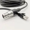 Customized Circular Connector Ymt16t12z1d10, Connected to RJ45 Aviation Network Cable with 12 Pin Crystal Head.