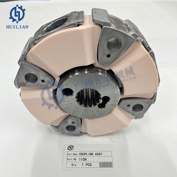 Accouplement en caoutchouc Volvo 110H VOE14531072 VOE14515827 VOE014528378 Arbre de pompe entraîné par pression  Assemblage d'accouplement hydraulique Pièces d'excavatrice