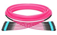 Le SM le millimètre MPO MTP de Mutimode câble la fibre OM3 72