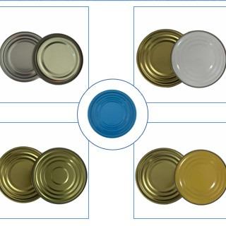 Custom Size Smell Proof Tinplate Food Can Round Metal