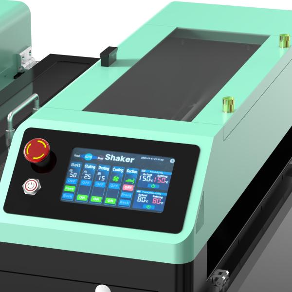 A1 DTF Pulver Shaker e Secador Máquina de agitação automática para impressora DTF de 24 polegadas