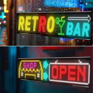 APP Control IP65 LED Flexible Matrix Panel Screen with 5V 2A 10W Power Supply and Flexible PU FPCB Material Easy to Install