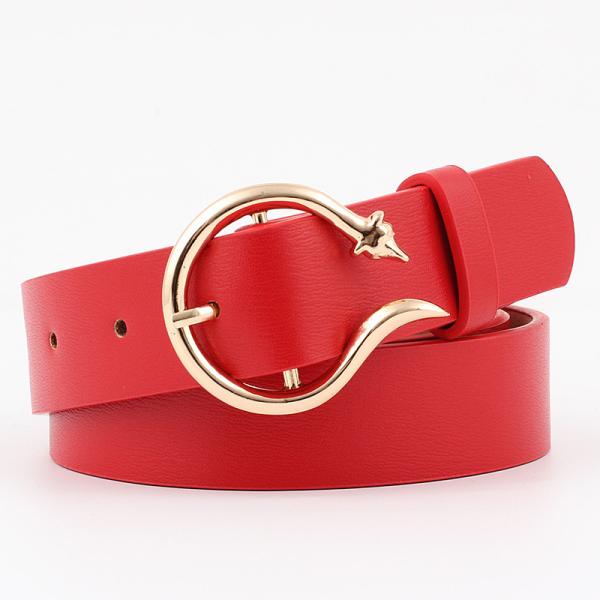 OEM Pu Leather Belts Women Fashion Sexy Wide 3.0cm Waistband