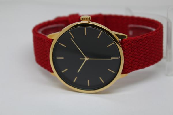 Fashion watch ,Laides  Wrist watch with Japan Movement Perlon Strap Classic Ultra-thin case Lady watch